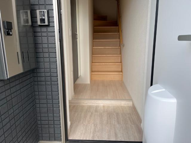 熊本市北区西梶尾町の賃貸マンションの玄関