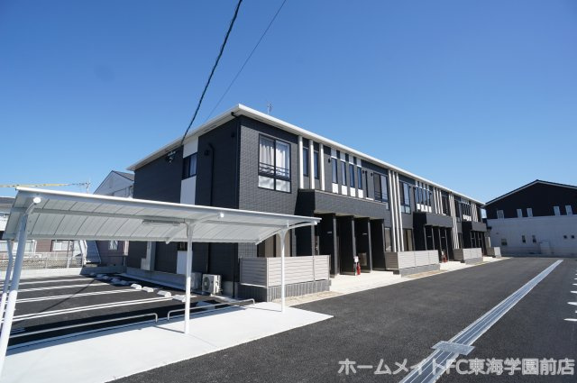 熊本市北区西梶尾町のアパートの外観