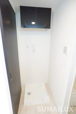 熊本市北区西梶尾町の賃貸マンションの洗面所