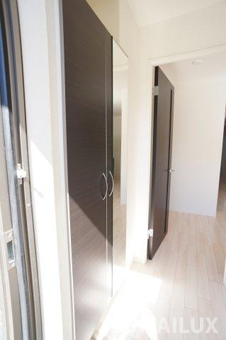 熊本市北区西梶尾町の賃貸マンションの玄関