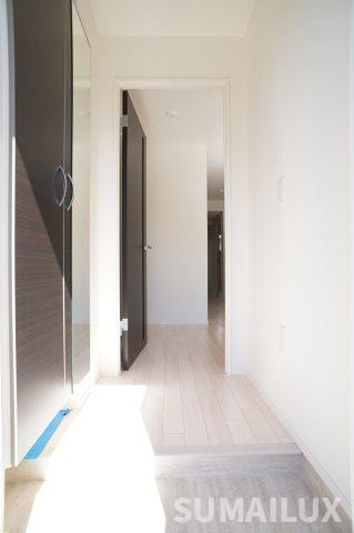 熊本市北区西梶尾町の賃貸マンションの玄関