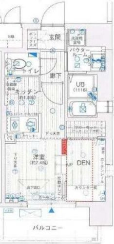 ＬＣ新梅田の間取り