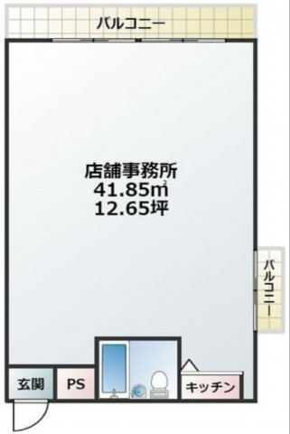 【間取り】 | 朝日プラザ西天満