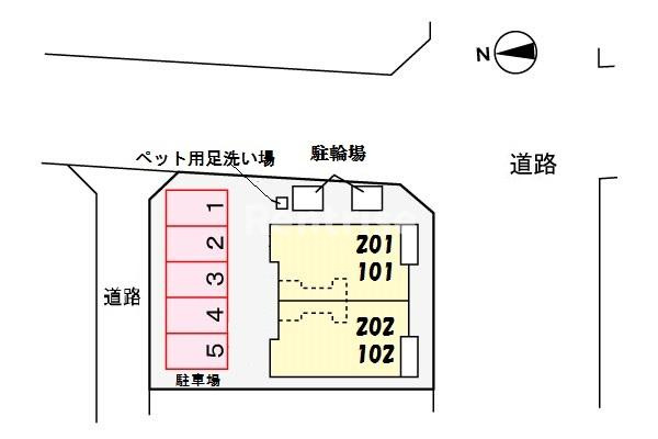 リバティークイーンの区画図