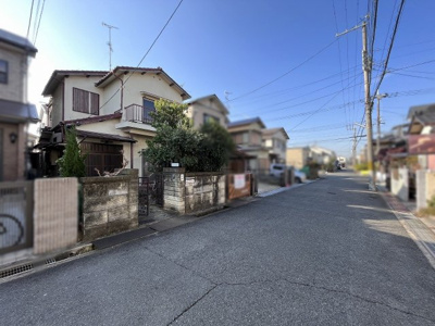 【前面道路含む現地写真】 | 城陽市寺田今堀　売土地