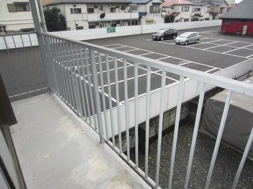 メゾン内田のバルコニー