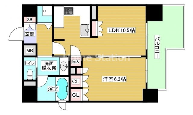 【間取り】 | リーガル新福島