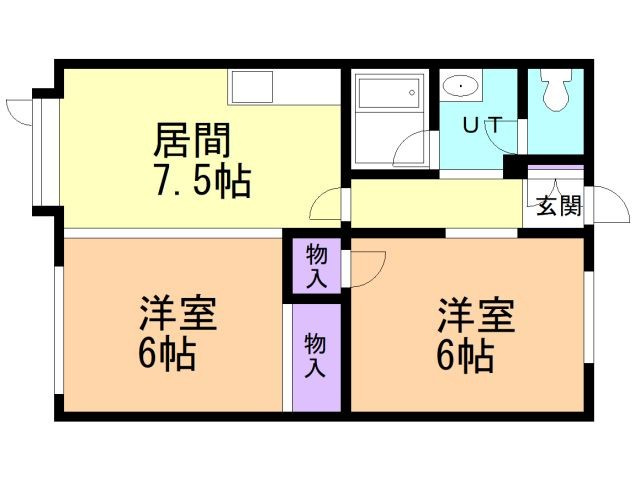 ＴＫハイツＣの間取り