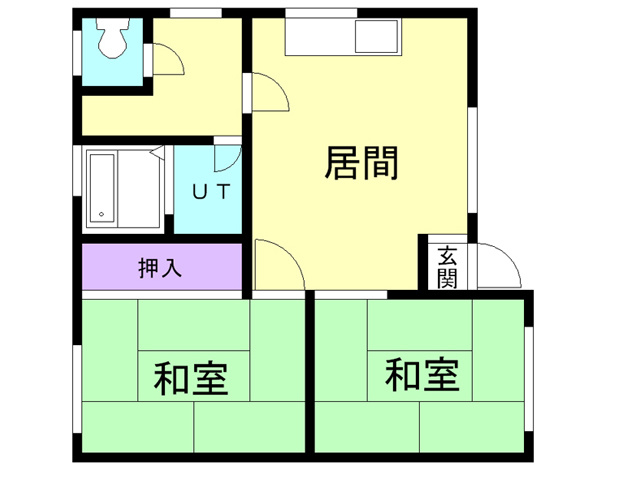 コーポキクヤの間取り
