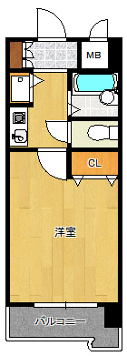 【間取り】 | ライオンズマンション桃園公園 | 反転