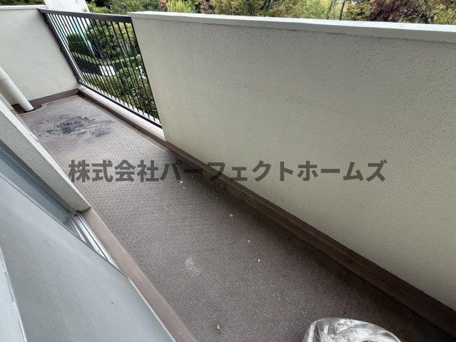 三井団地A93棟のバルコニー|広々としたバルコニーです