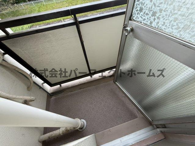 三井団地A93棟のバルコニー|バルコニー付きです