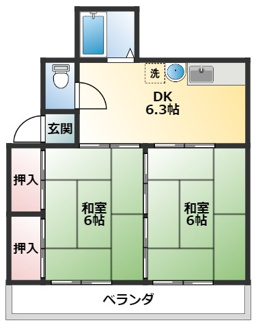 【間取り】 | ヴィレッジ東海