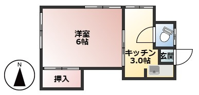 大石荘　の間取り