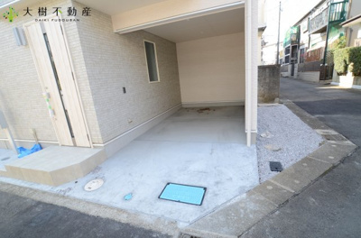 【駐車場】 | 海老名市国分北２丁目　新築戸建て 全1棟　【仲介手数料無料】