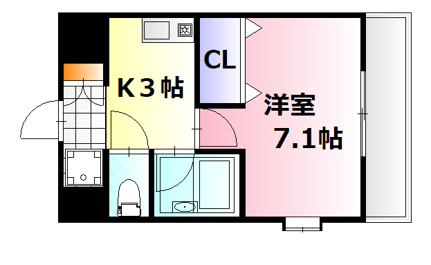 【間取り】 | コンフォート天満川