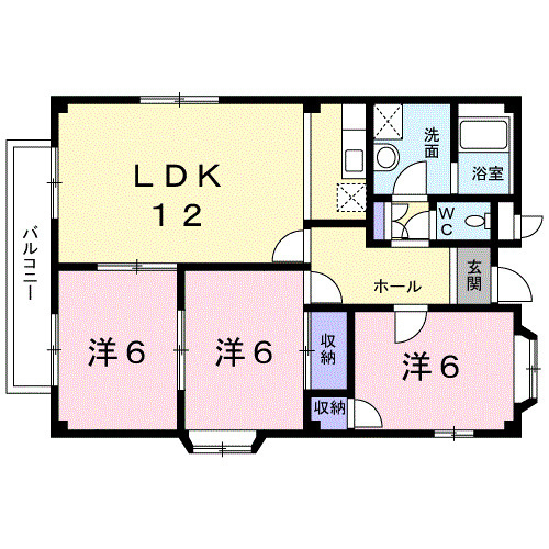ラフォーレ伏見の間取り