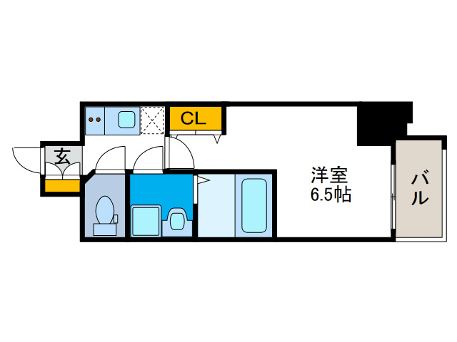 ファーストフィオーレ九条の間取り