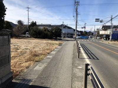 【前面道路含む現地写真】 | 佐久市平賀城山小北売地