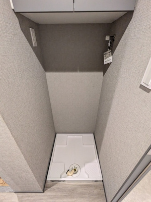 洗濯機置場です。