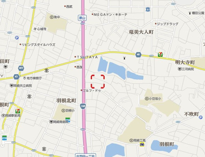 【地図】 | 羽根ハイツ