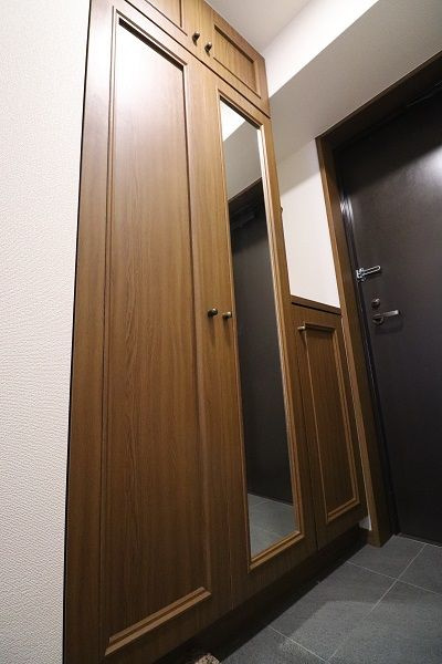 エバーライフ久留米中央【10,000円キャッシュバック対象物件】の玄関|シンプルで使いやすい玄関です