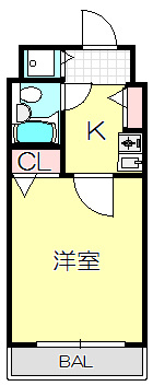 【間取り】 | クレッセント武蔵小山Ⅱ
