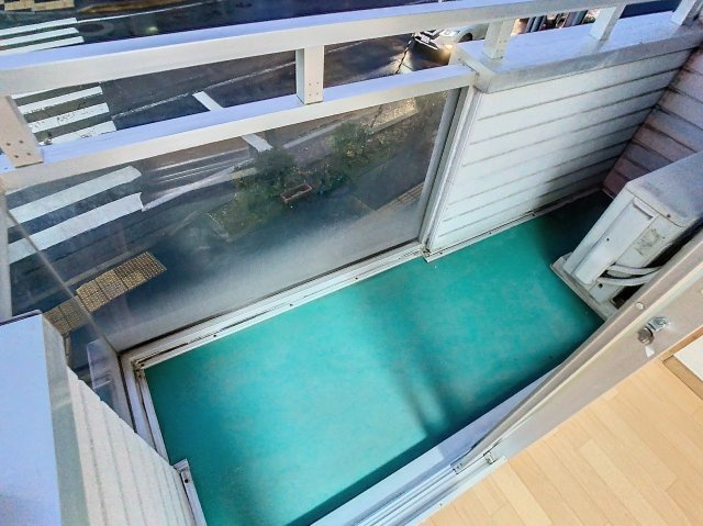 サンテラスアイのバルコニー