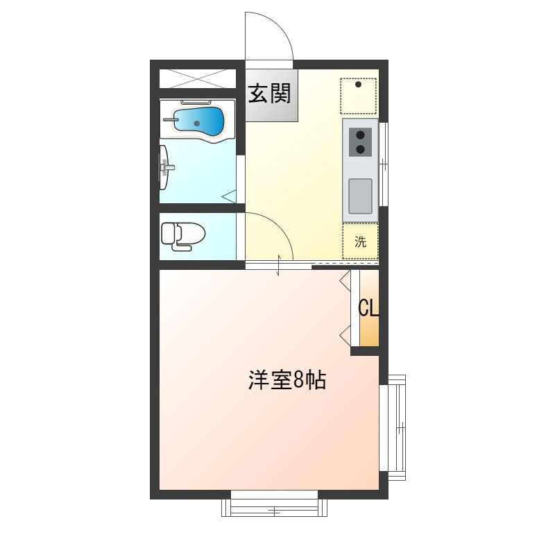 ルナハイツ東原の間取り