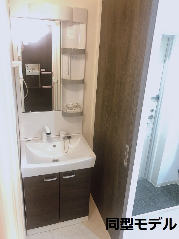 ベルフォーレ中央の洗面所