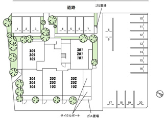 【区画図】 | ラ　プレスタージュ