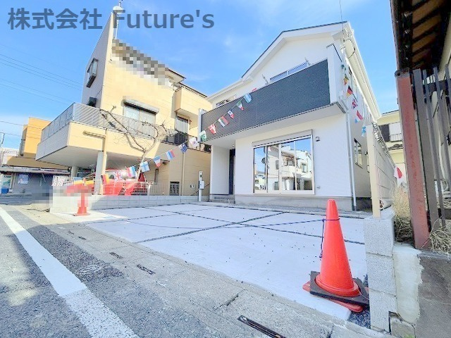 三郷市早稲田7丁目　新築戸建　全1棟の外観|土地面積40坪！早稲田エリア・新築戸建・全1棟！是非一度内覧にお越しくださいませ！