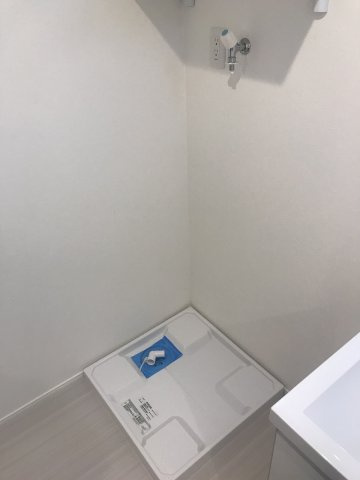 ハーモニーテラス二番Ⅵの洗面所|広い洗面スペース