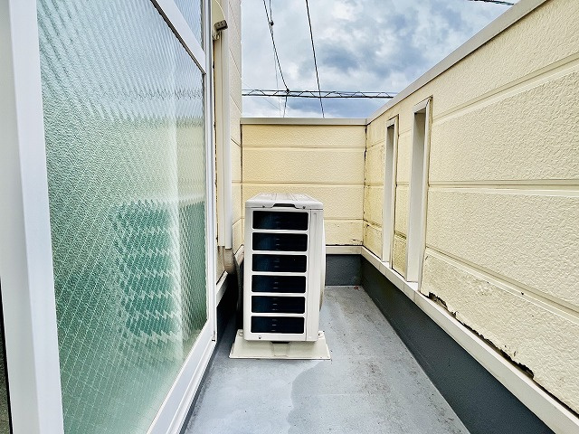 エトワール山本のバルコニー|陽当たり良好なバルコニーです