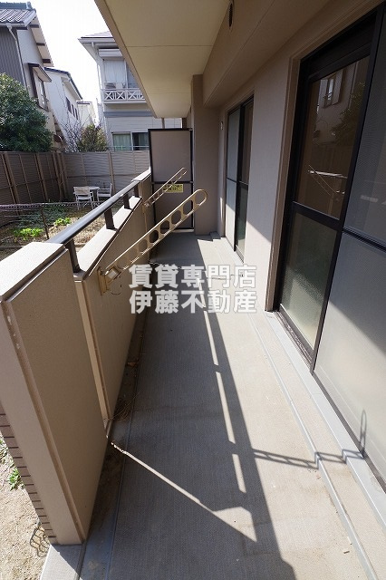 コンフォール南川のバルコニー