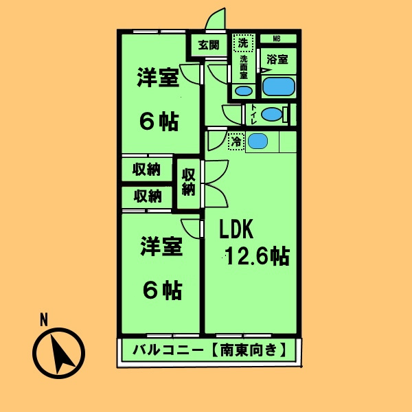 コンフォール南川の間取り