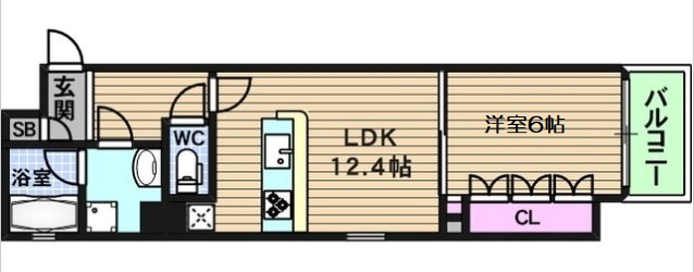 【間取り】 | アーバネックス心斎橋