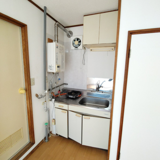 千歳ハイツのキッチン|キッチンでお料理をお楽しみください