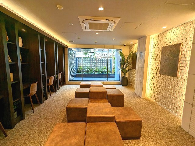 テラス浅草橋の設備|1Fにテレワーク対応テラスラウンジ