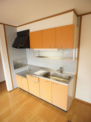 【キッチン】 | アグリーアブルハウスⅠ | 便利な吊戸棚が付いています♪