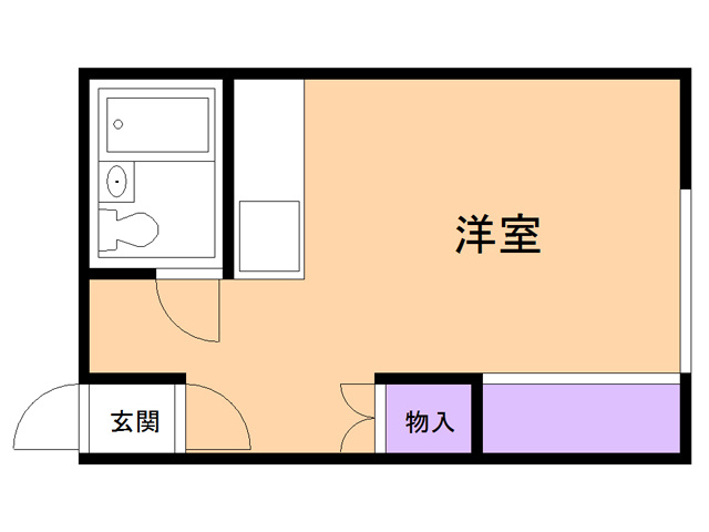 グランドール中央の間取り
