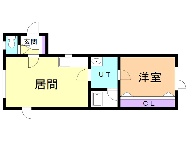 セジュール伍番館の間取り
