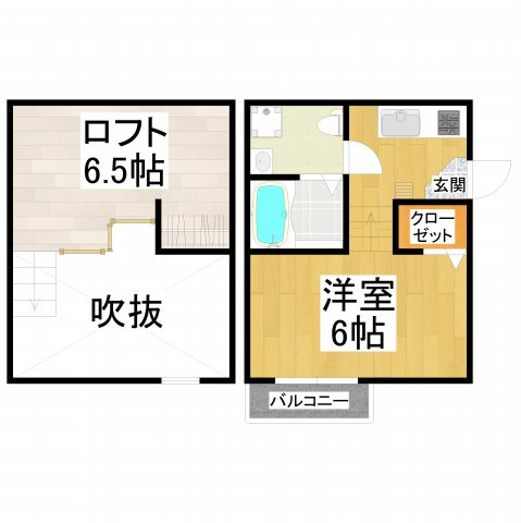 【間取り】 | アイリス南余部
