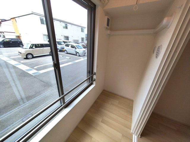 オアシス 八本松 Bのバルコニー