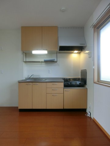 グリーンスクエアA棟のキッチン
