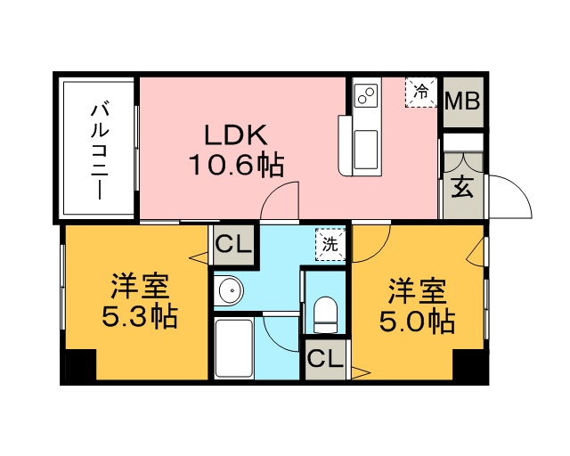 ケープラスの間取り
