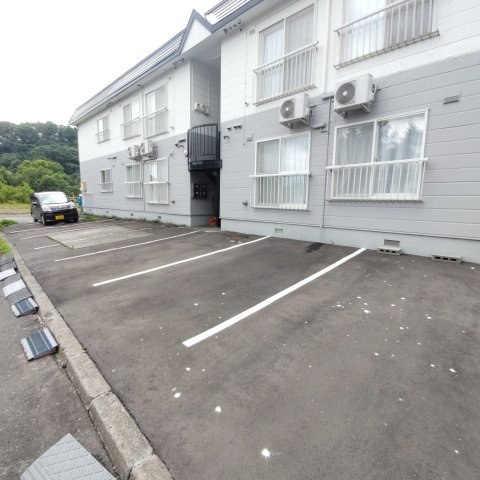 アメニティパークノボリベツの駐車場