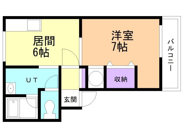 グランコート登別の間取り