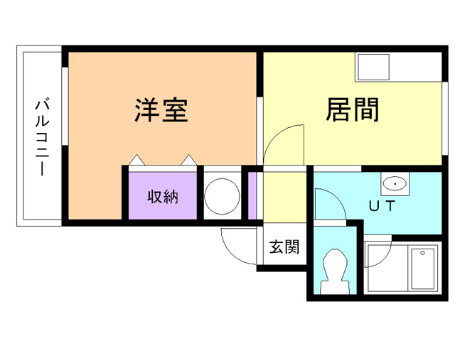 グランコート登別の間取り