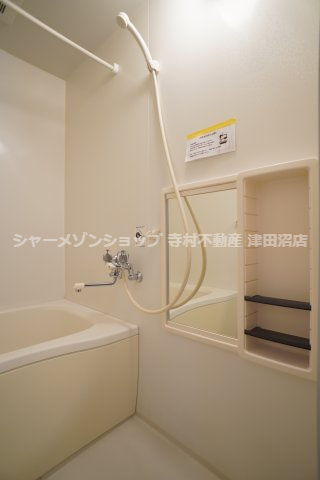 フラットフィールドの浴室